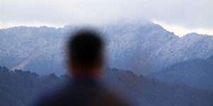 상고대 핀 지리산 천왕봉, 가을과 겨울 사이