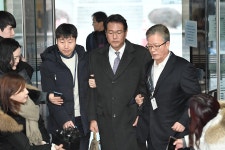 [사진] 영장실질심사 출석하는 MB정부 '안보 실세' 김태효