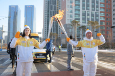 성화봉송 참여한 정재성 감독 올림픽 함성, 여전히 소름