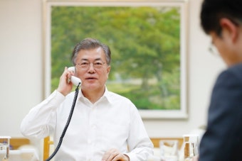 문재인 대통령, 트럼프에게 