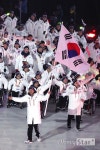 [오마이포토] 또 한 번의 역사를! 한국선수단 입장