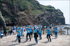 독도에서 4박 5일, 풍랑주의보로 발이 묶였습니다