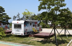 해변 캠핑카의 낭만, 망상과 땅끝이라면