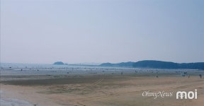 태안반도 몽산포해변은 갯벌체험 천국