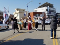 100년 전 한내 장터에서 열린 만세운동, 고사리 손으로 재현
