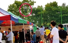 창원 장미공원 개장 맞춰, 주변 노점상 철거 마찰