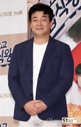 [오마이포토] '고교급식왕' 백종원, 이번에는 급식!