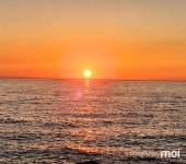 [모이] 태안반도 모항의 뜨거운 노을