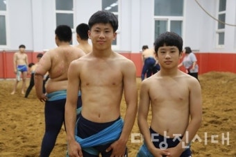 기지초 씨름부 전태웅 선수 전국씨름대회서 장사 2관왕