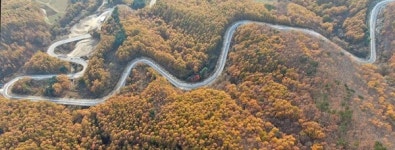 [사진] 꼬불꼬불 남덕유산 빼재고개의 만추