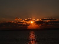 궁리포구에서 본 2019년 마지막 일몰