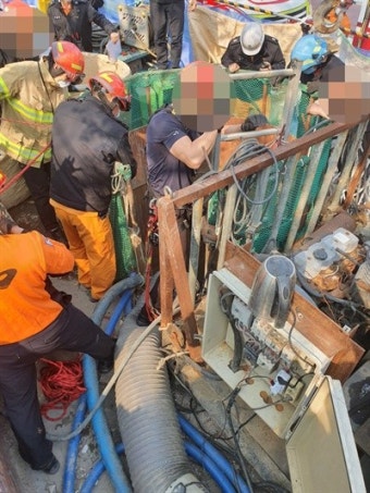 부산 하수관로 공사장 맨홀서 가스중독 3명 숨져