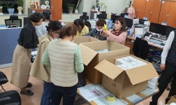 거제시, 코로나19 대응 어린이집 방역물품 전달