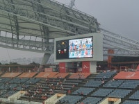 구단과 도민이 하나 되었던 제주월드컵경기장