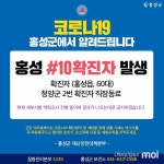 [홍성] 확진자 발생... 청양 2번 확진자 직장동료