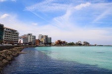 감염 위험 없고, 바다가 있는 멋진 풍경