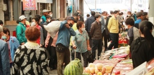[함양] 재난지원금 탓, 추석 앞 북적이는 전통시장
