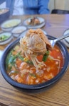 남원의 숨겨진 별미, 시장에서 빨간국밥 찾아보세요