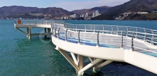 거제 옥림 해상전망대 구간 해안거님길 준공