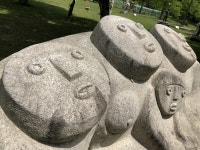 임실 사선대 조각공원에 가면 가족사진을 볼 수 있어요