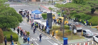 변광용 거제시장, 시내버스 파업철회 촉구 긴급 기자회견