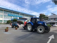 발전단지 반대 주민들, 합천군청 한때 대치 상황