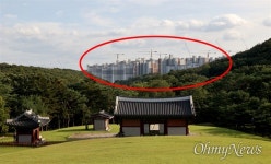 논란의 김포 장릉 앞 아파트 현장 가봤더니...