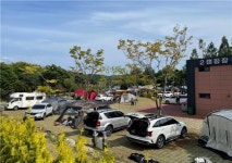 고성공룡엑스포 상족암 차량야영장 이용객 많아