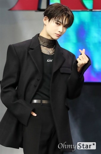 [오마이포토] '엔하이픈' 니키, 아련한 하트