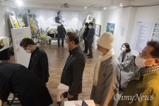 [오마이포토] 이한열기념관에 차려진 배은심 여사 서울분향소