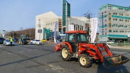 화성시민, 20km 트랙터 시위 공공주택개발 반대