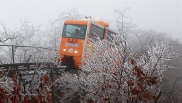 [함양] 춘삼월, 얼음꽃 사이로 모노레일 타요