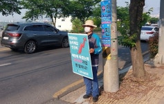 경남 곳곳 먹을거리 위협 CPTPP 가입 반대 시위