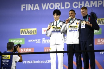 황선우, 세계선수권 자유형 200ｍ 은메달... 박태환 넘었다