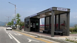 춘천시, 냉난방기 공기청정기 설치된 스마트버스정류장 운영