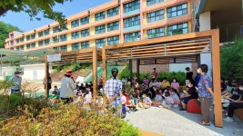 순창농부, 빌딩숲 속에 논학교를 열다