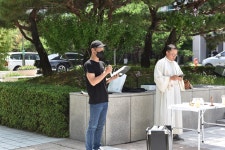 불볕더위에도… “보문산 계발 계획 중단하라” 외쳐