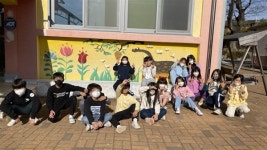 진주 대곡초교 학생들이 꿀벌의 벽화를 그린 이유