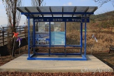 김포에 이상한 버스 정류장, 도착지가 평양  [성낙선의 자전거여행]