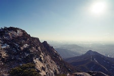 [사진] 연휴 끝에 오른 북한산 향로봉