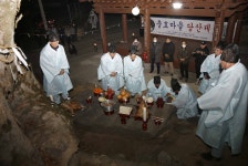 코로나 탓에 당산제 맥 잇기 힘들었어요