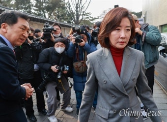 [오마이포토] 손잡은 나경원-김기현, 