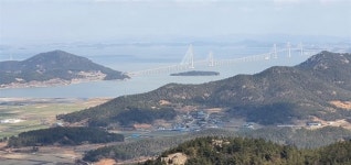 승봉산에서 내려다 본 섬들의 군무, 황홀하여라