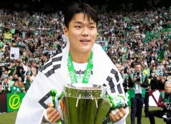 오현규, 유럽 무대서 첫 멀티골 폭발... 화려한 피날레