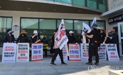 창원마산 회성동 주민들 이주자택지 미확정, 공사 중단해야