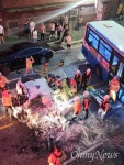 창원마산 석전사거리, 차량 3중 추돌 ... 7명 사상자 발생