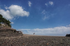 달빛이 섬이 된 듯한 간월도 풍경