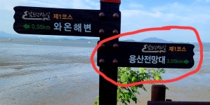 남파랑길 등산로 입구 막은 순천시 울타리... 황당했습니다