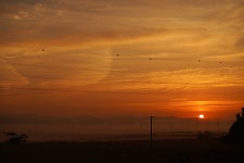 [사진] 몽산포해수욕장 낙조와 천수만 일출