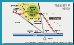 충남 홍성군 홍동 우회도로 계획, 주민 반대로 취소